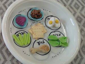 בצק סוכר - צלחת פסח - 14/4  - מרכז הראשונים