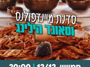 סדנת מיינדפולנס וסאונד הילנג - מרכז הצעירים