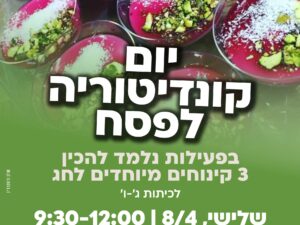 יום קונדיטוריה בפסח