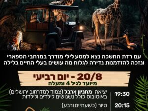 ספארי לילה 20.08