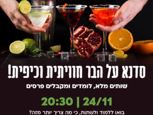 סדנת קוקטיילים