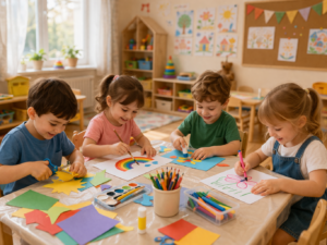פעילות הפוגה להורים וילדים בגנים העירוניים – מבצע "שאגת הארי"- 26/3