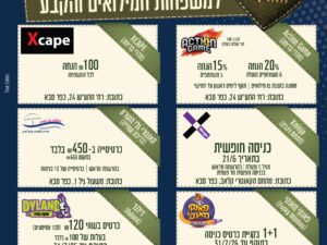 דילנד- הטבה לחודש ההוקרה למשרתי המילואים והקבע