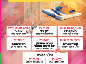 קורס טאקוונדו לנוער - קיץ 2026