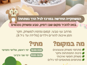 כניסה למשחקייה 16-20.8